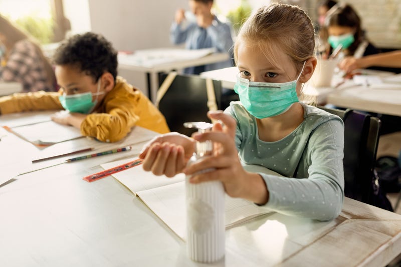 Parents concerned about adequate ventilation in classrooms are providing their kids with portable carbon dioxide, or CO2, detectors.