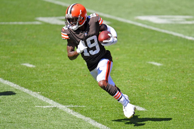 Cleveland Browns receiver and kick returner JoJo Natson