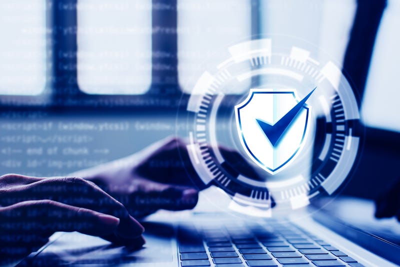 Protection network security computer and safe your data concept.