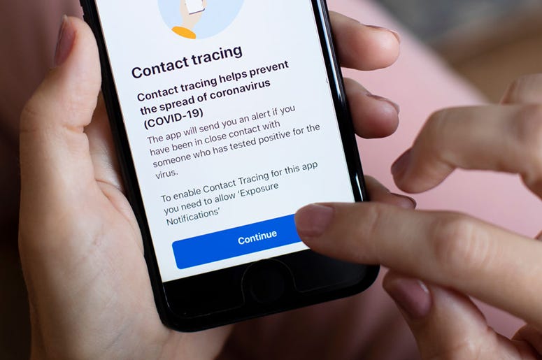 Contact tracing application