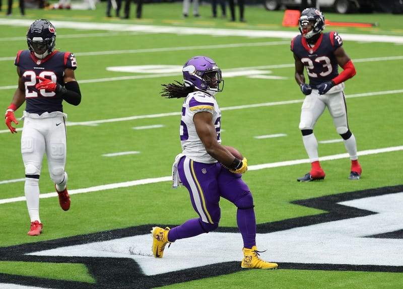 Alexander Mattison finds the end zone against the Texans.