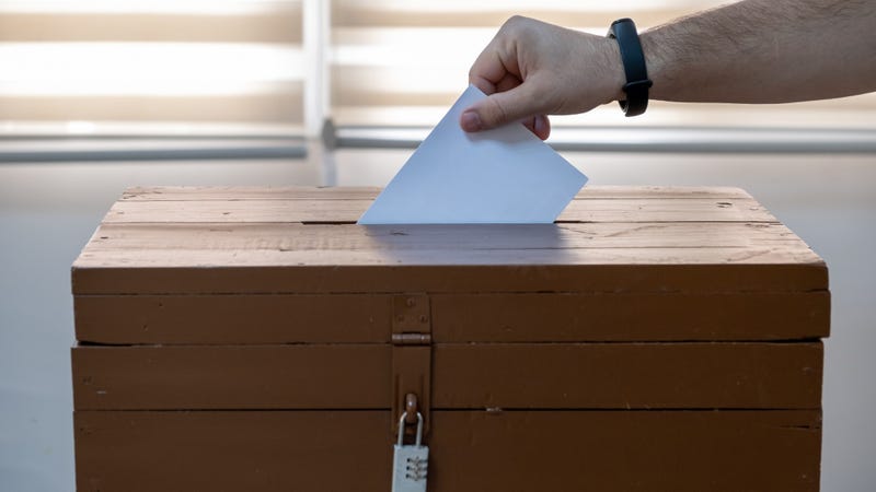 A ballot box.