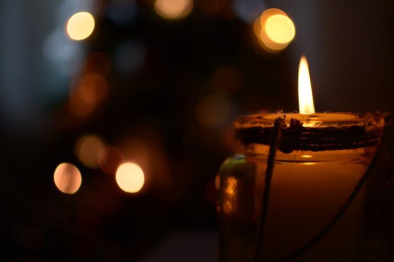 Candle stock photo