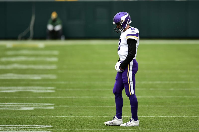 Kirk Cousins reacts after a play.