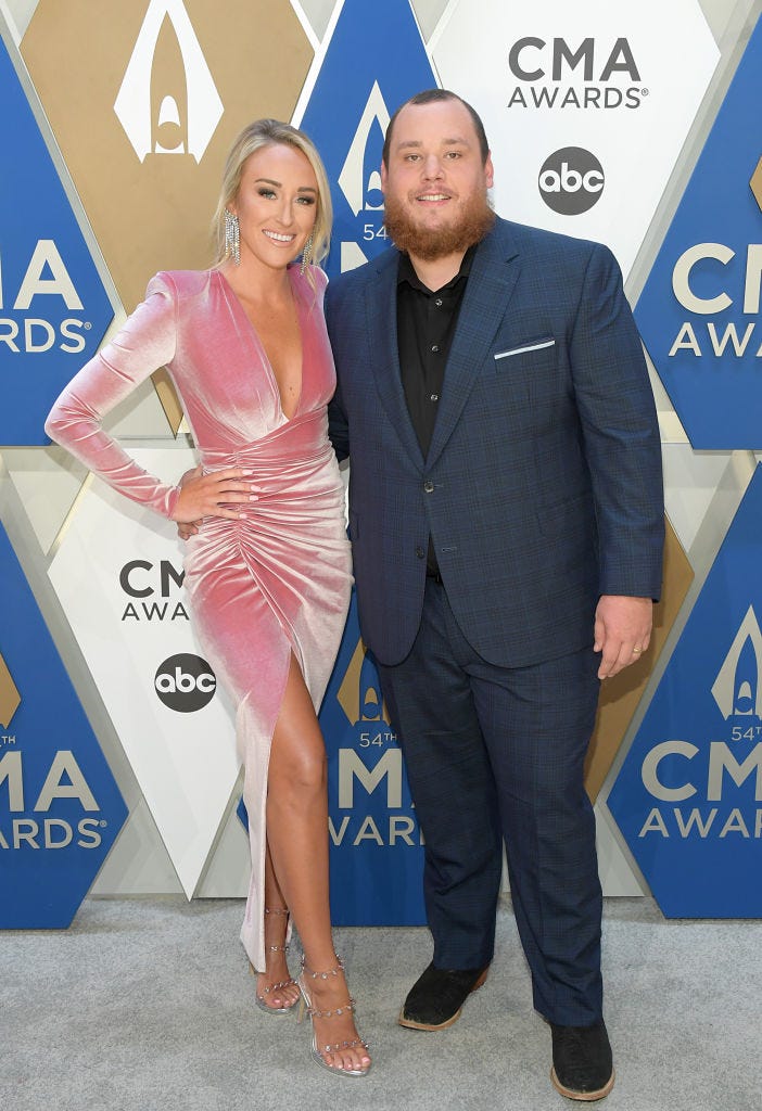 Nicole Hocking and Luke Combs