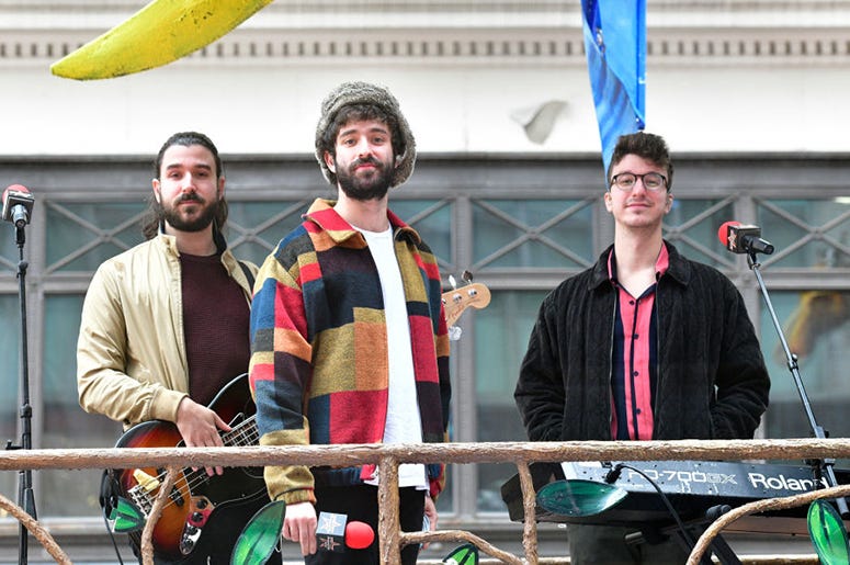 AJR members Adam Brett Met, Jack Met and Ryan Met