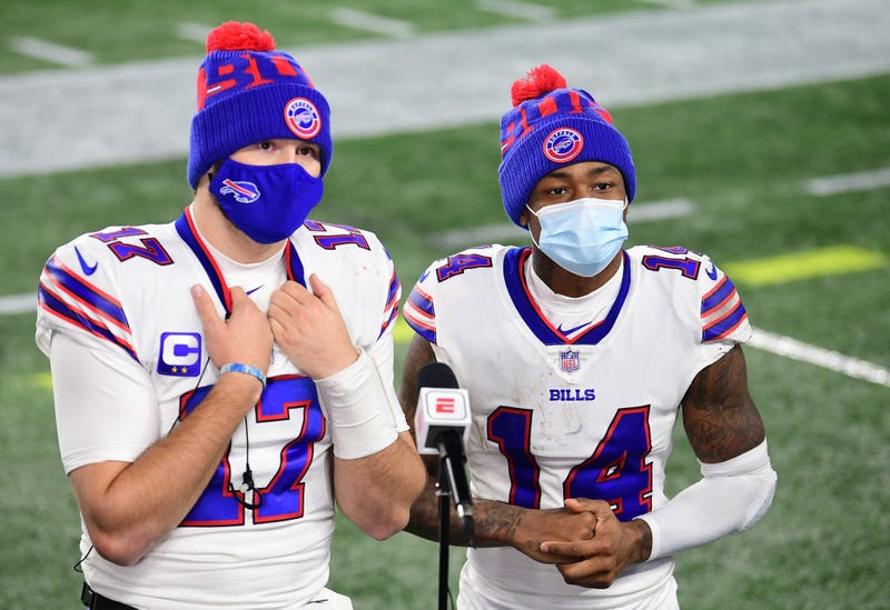 Josh Allen and Stefon Diggs