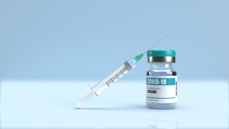 3d illustration of vaccine for covid-19 - stock photo