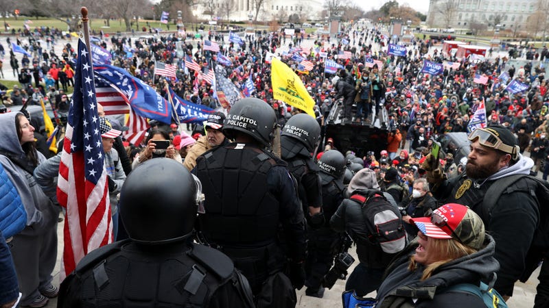 Army reservist with security clearance charged in connection with riot at U.S. Capitol.