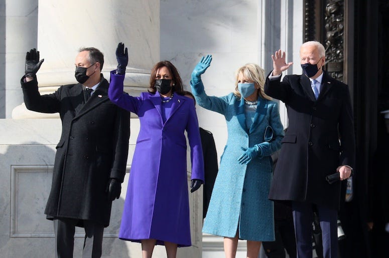 Joe Biden and Kamala Harris Inauguration Day