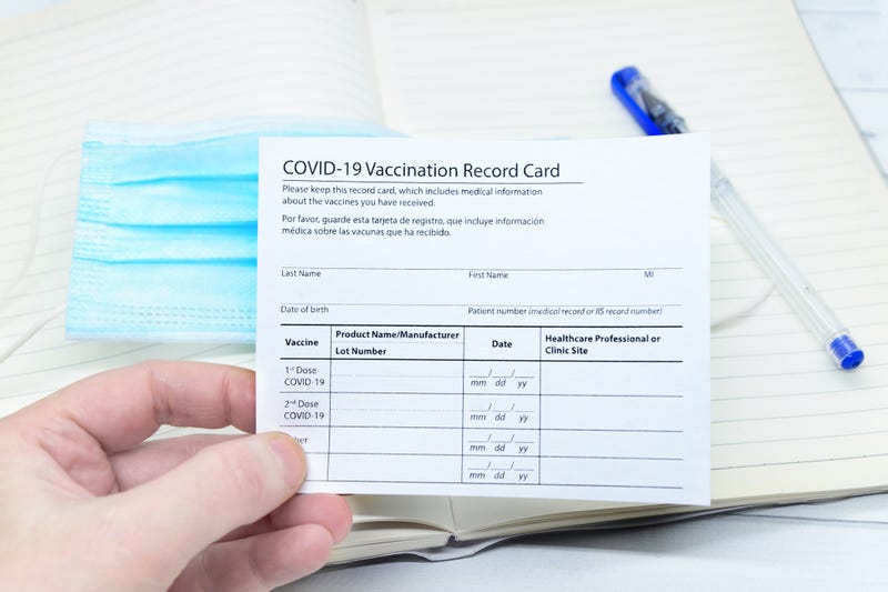 coronavirus vaccination record card