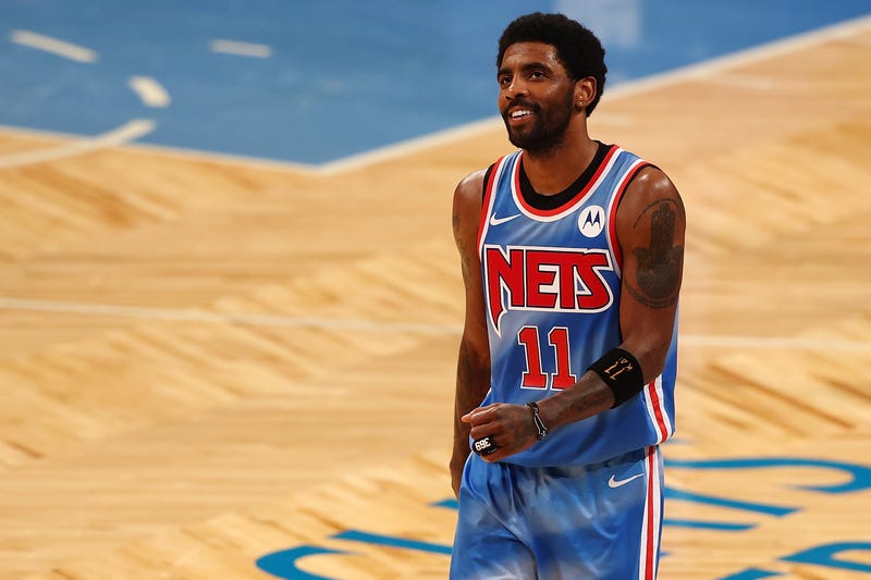 Nets star Kyrie Irving.