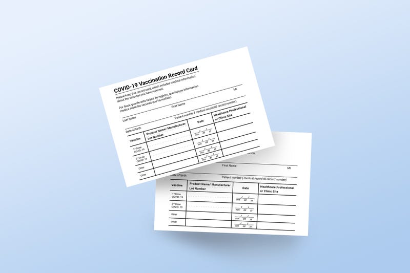 COVID-19 vaccination card