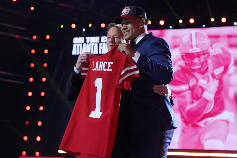 49ers select quarterback prospect Trey Lance with the No. 3 overall pick.