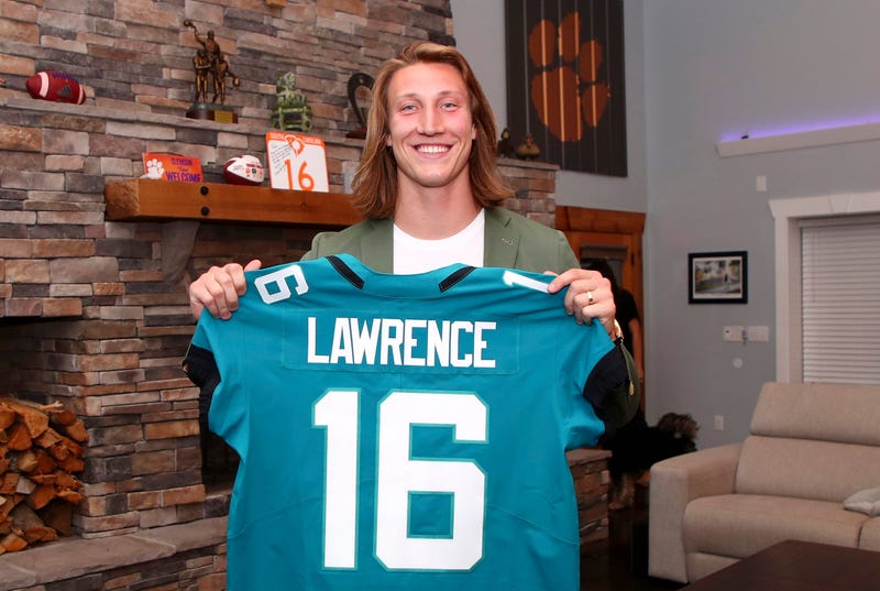 Jaguars select QB Trevor Lawrence with the first overall pick in the 2021 NFL Draft.