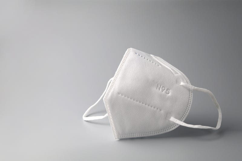 N95 mask stock photo.