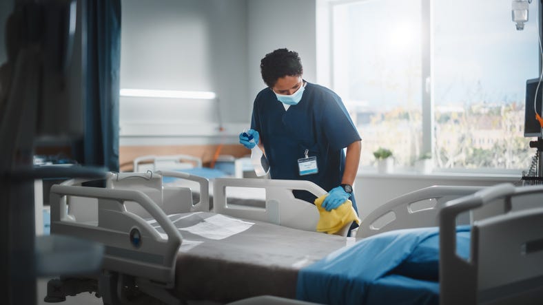 Hospital room.