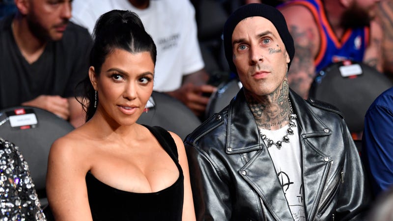 Kourtney Kardashian and Travis Barker