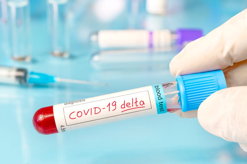 Delta variant stock photo.