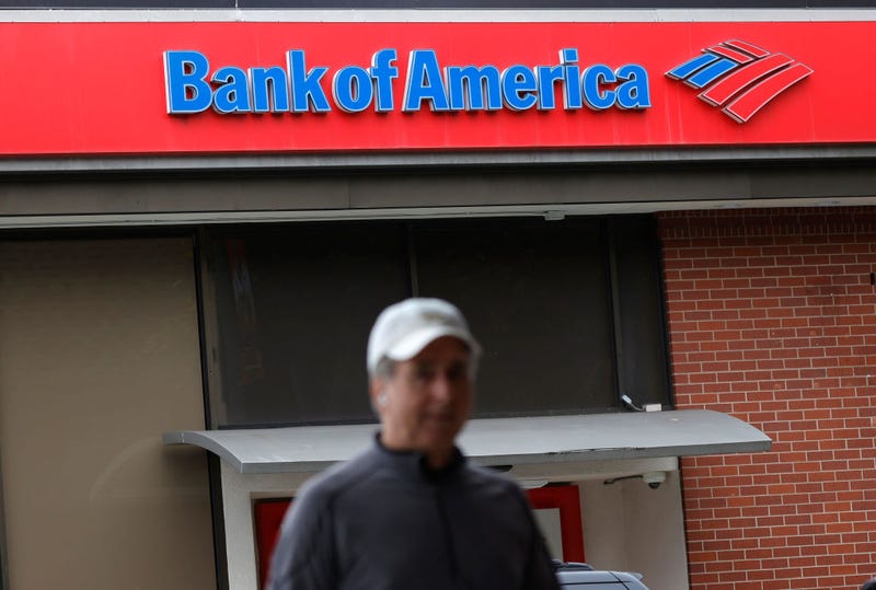 A pedestrian walks by a Bank of America branch office on July 14, 2021 in San Francisco, California.