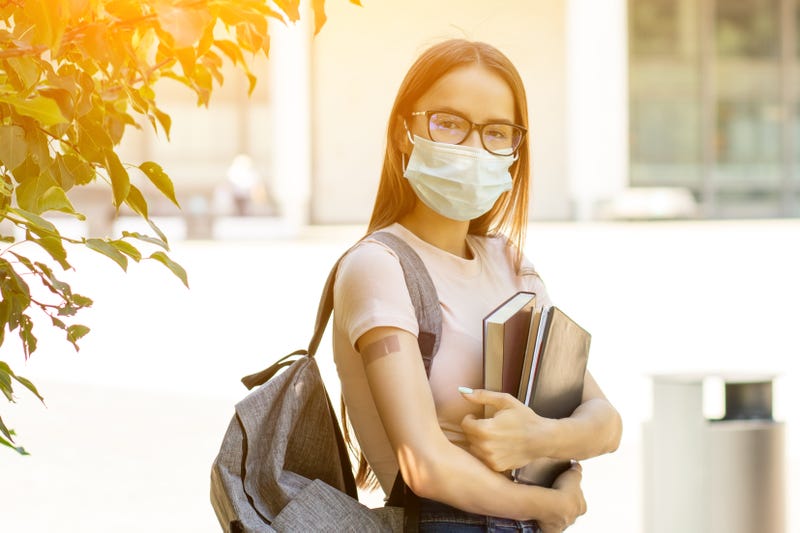 Vaccinated student