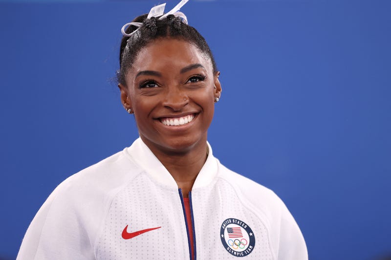 Simone Biles Makes Custom Jersey to Support Her Fiancé