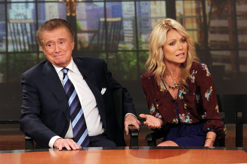 Kelly Ripa and Regis Philbin