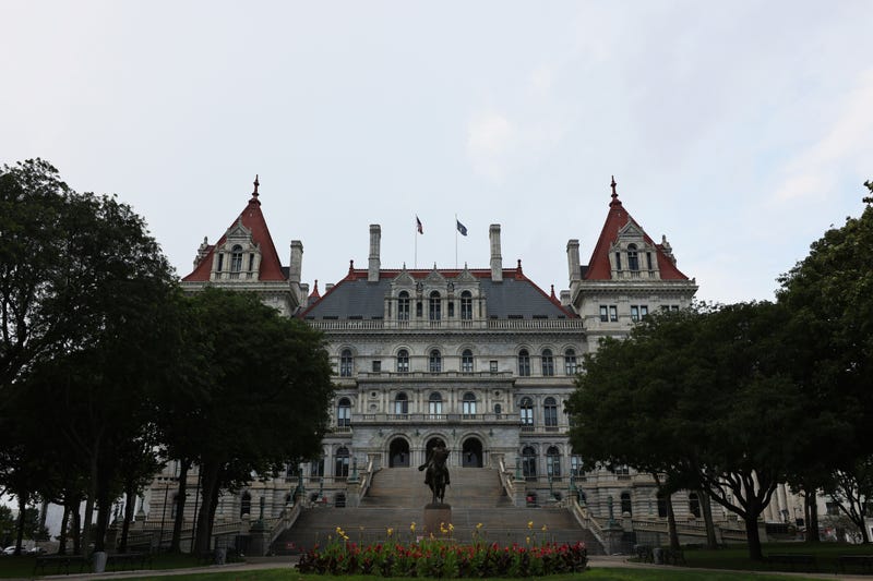 The New York State Capitol is seen on August 11, 2021 in Albany.