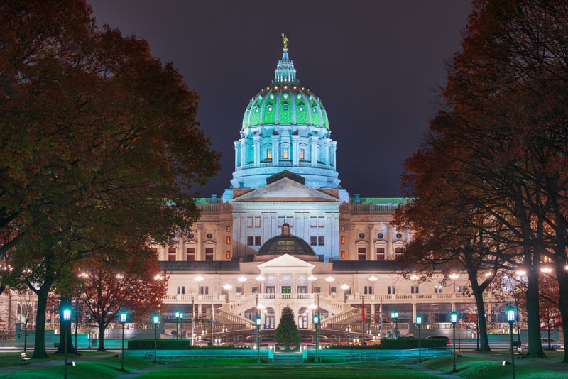 The Pennsylvania State Capitol.