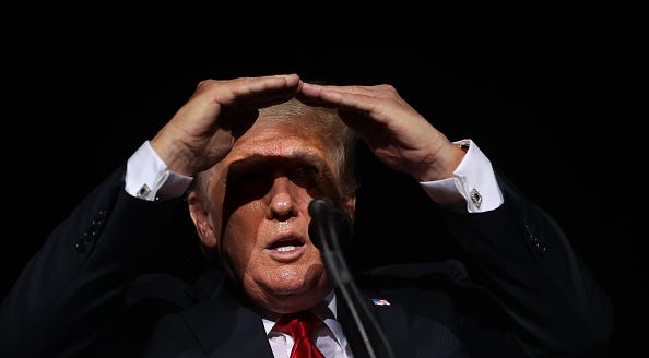 Former president Donald Trump.