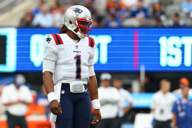 Former Patriots quarterback Cam Newton.