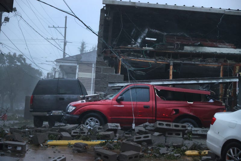 Hurricane Ida damage