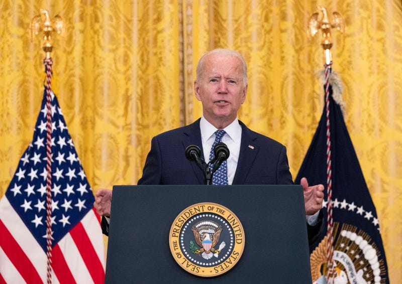 WASHINGTON, DC - SEPTEMBER 08: U.S. President Joe Biden speaks on workers rights and labor unions in the East Room at the White House on September 08, 2021 in Washington, DC. Biden spoke on the need to protect workers rights and the middle class