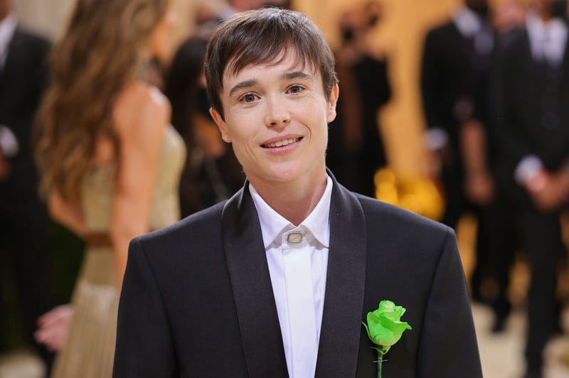 Elliot Page attends The 2021 Met Gala