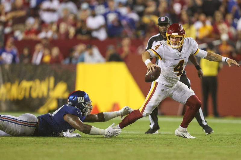 WFT quarterback Taylor Heinicke.