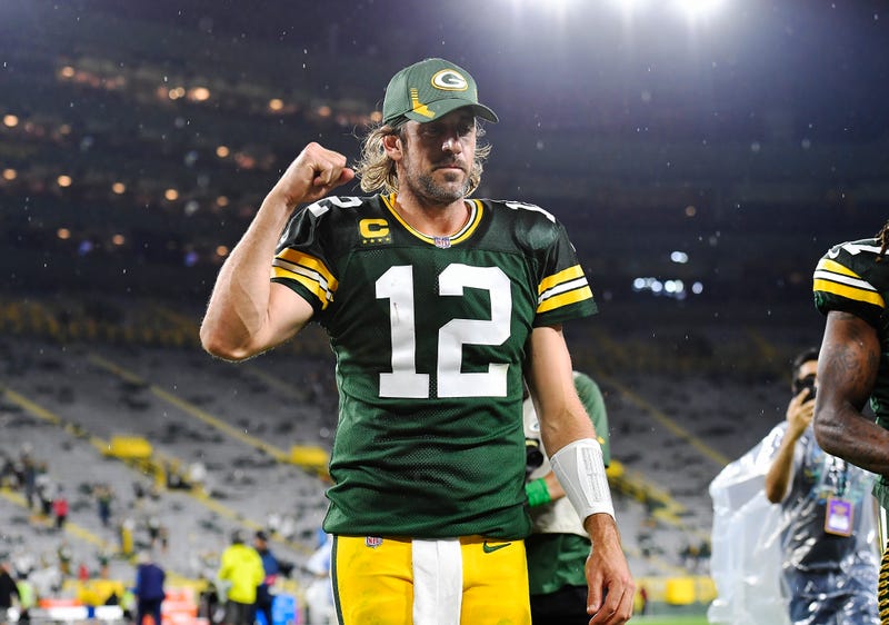 Packers QB Aaron Rodgers.