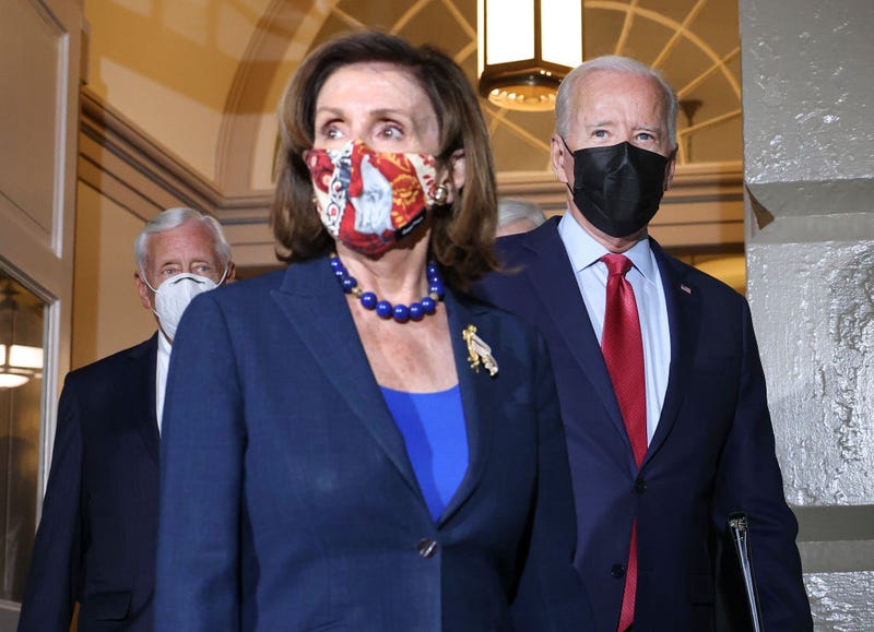 President Joe Biden and Senator Nancy Pelosi