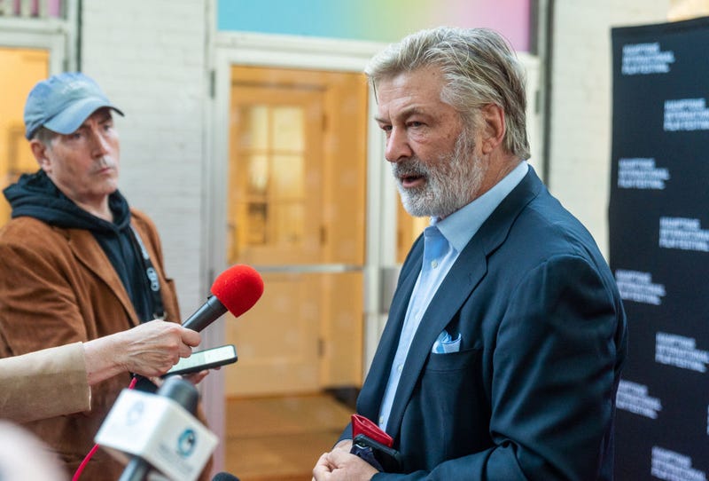 Hamptons International Film Festival Chairman, Alec Baldwin attends the World Premiere of National Geographic Documentary Films' 'The First Wave' at Hamptons International Film Festival on October 07, 2021 in East Hampton, New York. (Photo by Mark Sagliocco/Getty Images for National Geographic)