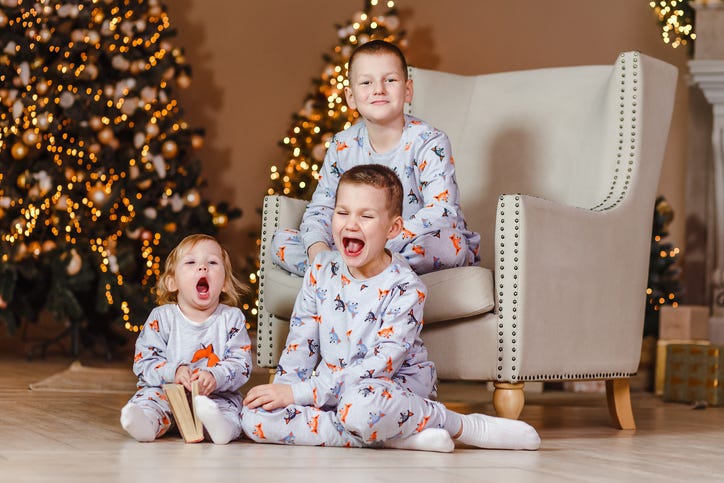 Matching pajamas
