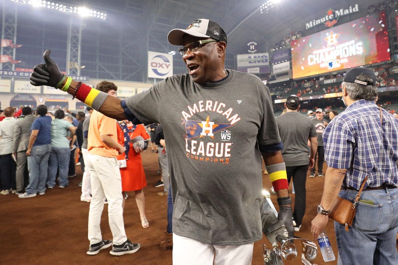 Astros manager Dusty Baker.