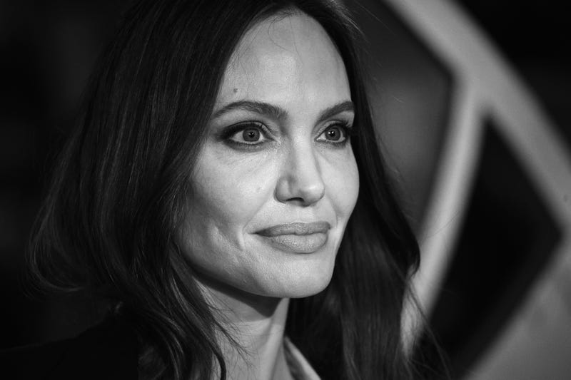 Angelina Jolie attending the UK Gala screening of Marvel Studios' "Eternals" at BFI IMAX Waterloo on October 27, 2021 in London, England.