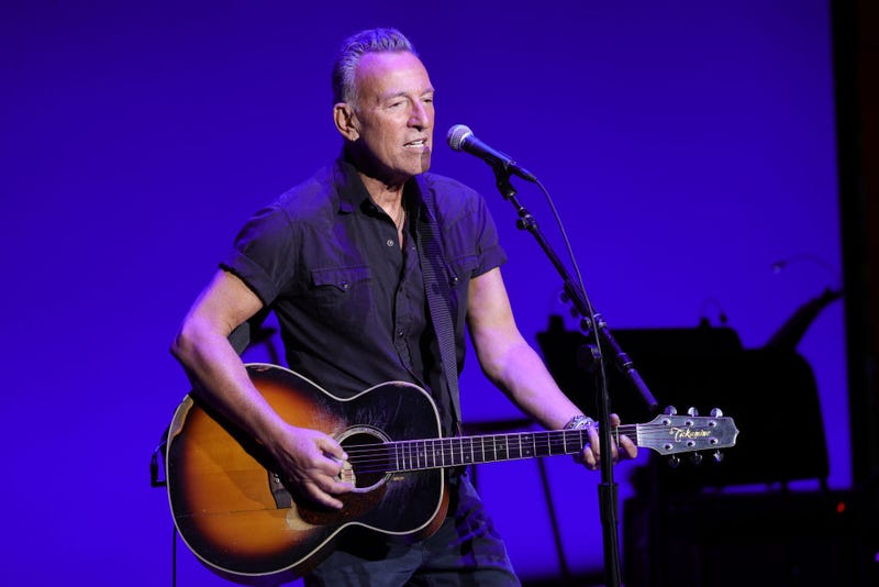 Bruce Springsteen performs onstage during the 15th Annual Stand Up For Heroes benefit at Alice Tully Hall.