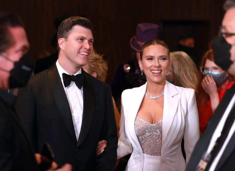 Scarlett Johansson and Colin Jost