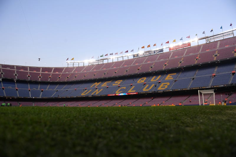 General view inside the stadium at Camp Nou
