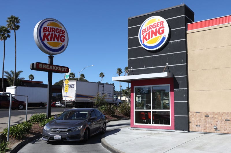 Outside a Burger King restaurant