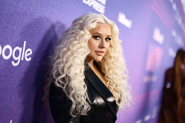 Singer Christina Aguilera