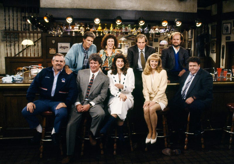 The cast of "Cheers"