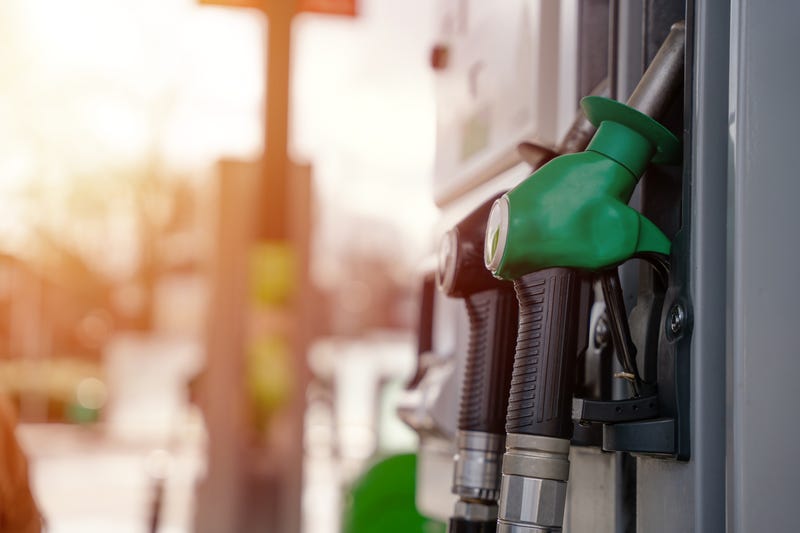 gas pump close up