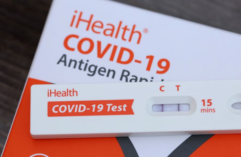 A positive COVID-19 at-home test