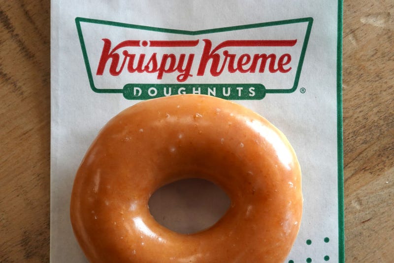 Krispy Kreme glazed donut